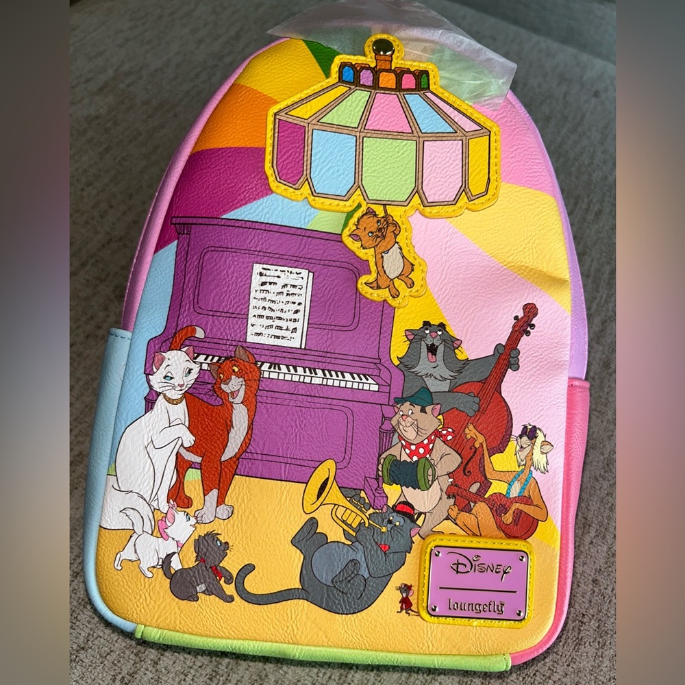 Loungefly Disney The Aristocats Party Scene Mini Backpack - BoxLunch Exclusive